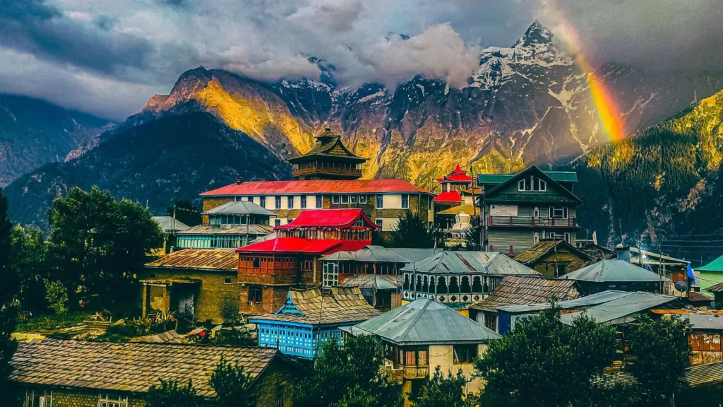 beautiful village of Kalpa in Himachal Pradesh
