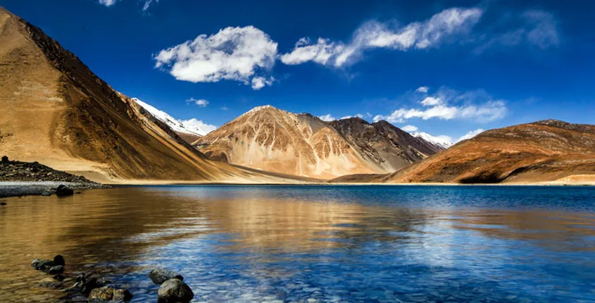 beautiful view of lake in Leh Ladakh