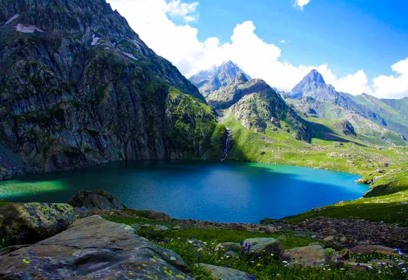 Beautiful Lake in Barot Valley