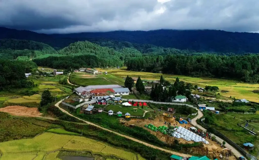 Ziro valley during september
